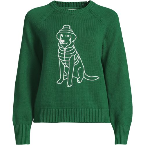 Women's Drifter Embroidered Raglan Crew Neck Sweater - image 4