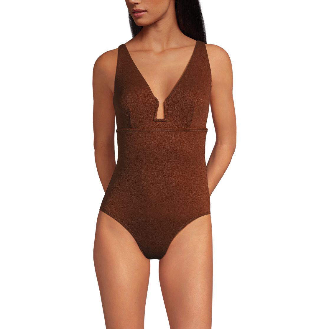 Women's Crepe Rectangular Wire One Piece