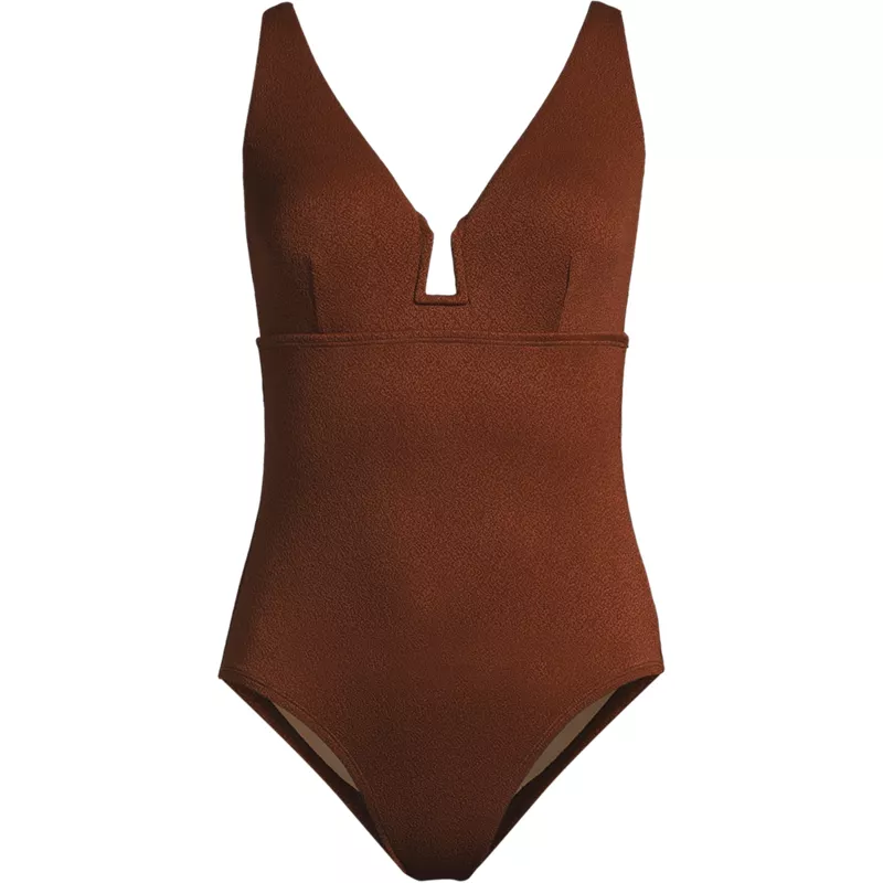 Women's Crepe Rectangular Wire One Piece, Front