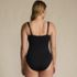 Women's Crepe Rectangular Wire One Piece, Back