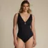 Women's Crepe Rectangular Wire One Piece, Front