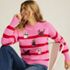 Women's Drifter Puff Sleeve Embroidered Crew Neck Sweater, alternative image