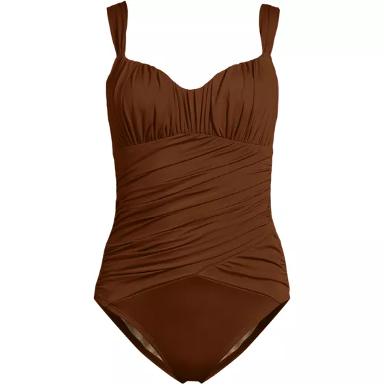 Women's Slender Lite Sweetheart Shirred One Piece - primary