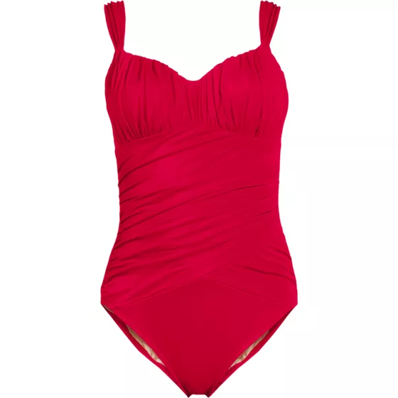 Women's Slender Lite Sweetheart Shirred One Piece - primary