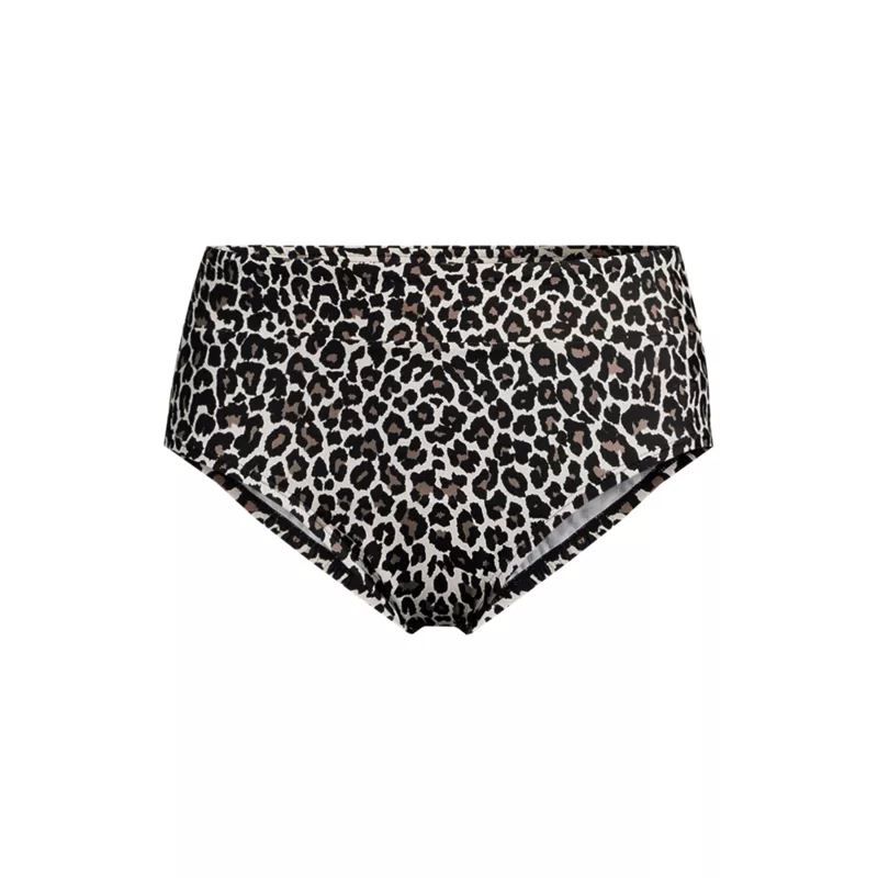 Women's Plus Size Mid Rise Bikini Bottoms, Front