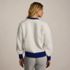 Women's Ultrasoft Placed Jacquard Jersey Crew Neck Sweater, Back