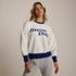 Women's Ultrasoft Placed Jacquard Jersey Crew Neck Sweater, Front