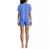 Women's Cooling 2 Piece Pajama Set - Short Sleeve Tee and Shorts, Back