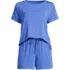 Women's Cooling 2 Piece Pajama Set - Short Sleeve Tee and Shorts, Front