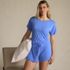Women's Cooling 2 Piece Pajama Set - Short Sleeve Tee and Shorts, alternative image