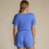 Women's Cooling 2 Piece Pajama Set - Short Sleeve Tee and Shorts, Back