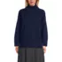 Women's Cozy Lofty Split Hem Turtleneck Sweater, Front