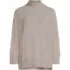 Women's Cozy Lofty Split Hem Turtleneck Sweater, Front
