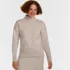 Women's Cozy Lofty Split Hem Turtleneck Sweater, Front
