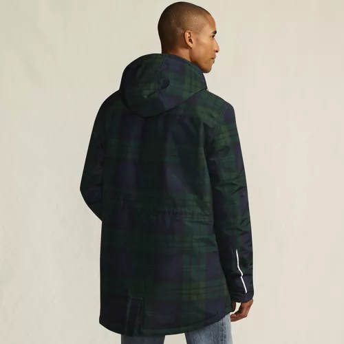 Men's Print Squall Waterproof Insulated Parka, Back