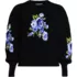 Women's Drifter Puff Sleeve Jacquard Crew Neck Sweater, Front