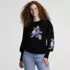 Women's Drifter Puff Sleeve Jacquard Crew Neck Sweater, Front