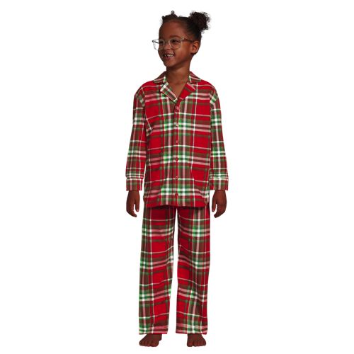 Kids Flannel 2 Piece Pajama Set, Front