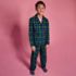 Kids Flannel 2 Piece Pajama Set, alternative image