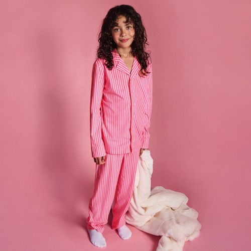 Kids Flannel 2 Piece Pajama Set, alternative image