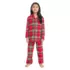 Kids Flannel 2 Piece Pajama Set, alternative image