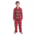 Kids Flannel 2 Piece Pajama Set, alternative image