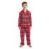 Kids Flannel 2 Piece Pajama Set, alternative image