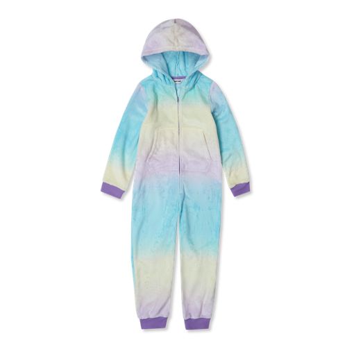 Kids Hooded Plush Onesie, alternative image