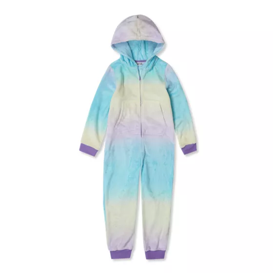 Kids Hooded Plush Onesie - primary
