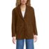 Women's Suede Boyfriend Blazer, Front