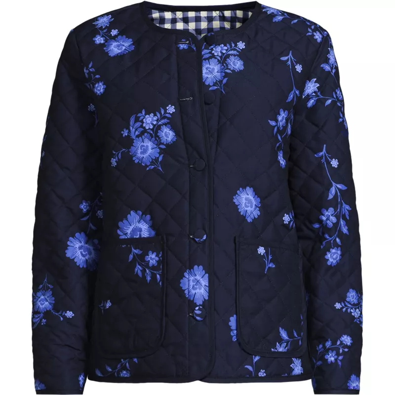 Women's Quilted Reversible Jacket, Front