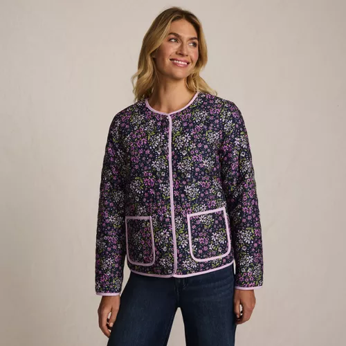 Women's Quilted Reversible Jacket, Front