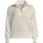 Women's Drifter Floatback Jacquard Quarter Zip Sweater