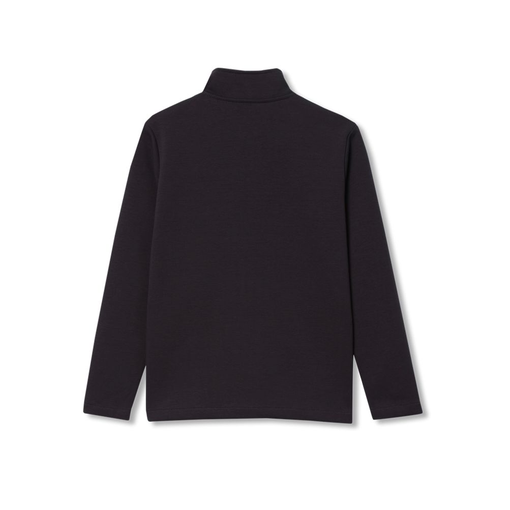 Boys Long Sleeve Knit Full Zip Mock Neck Sweatshirt | Lands' End