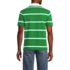 Men's Short Sleeve Slub Textured Rugby Polo, Back