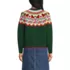 Women's Lofty Fair Isle Cardigan Sweater, Back
