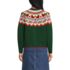 Women's Lofty Fair Isle Cardigan Sweater, Back