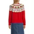 Women's Lofty Fair Isle Cardigan Sweater, Back