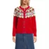Women's Lofty Fair Isle Cardigan Sweater, Front
