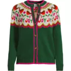 Women's Lofty Fair Isle Cardigan Sweater