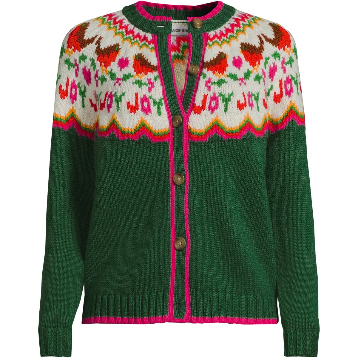 Women's Lofty Fair Isle Cardigan Sweater