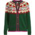 Women's Lofty Fair Isle Cardigan Sweater, Front