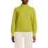 Women's Fuzzy Turtleneck Lantern Sleeve Sweater, Front