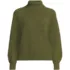 Women's Fuzzy Turtleneck Lantern Sleeve Sweater, Front