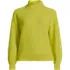 Women's Fuzzy Turtleneck Lantern Sleeve Sweater, Front