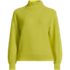 Women's Fuzzy Turtleneck Lantern Sleeve Sweater, Front