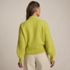 Women's Fuzzy Turtleneck Lantern Sleeve Sweater, Back