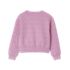 Girls Knit Quilted Crew Neck Sweatshirt, alternative image