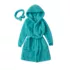 Kids Sherpa Plush Hooded Robe and Headband, alternative image