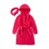 Kids Sherpa Plush Hooded Robe and Headband, alternative image